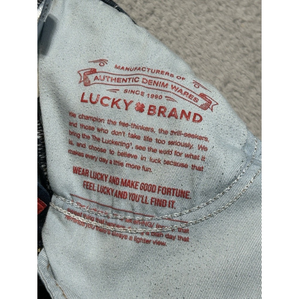 Lucky Brand 110 Slim Jeans Mens 32x30 Blue Medium Wash Excellent Stretch Denim - Picture 10 of 15